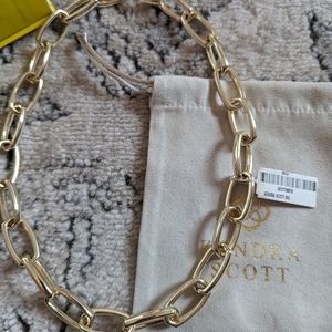 Kendra Scott Beckett Statement Necklace Gold